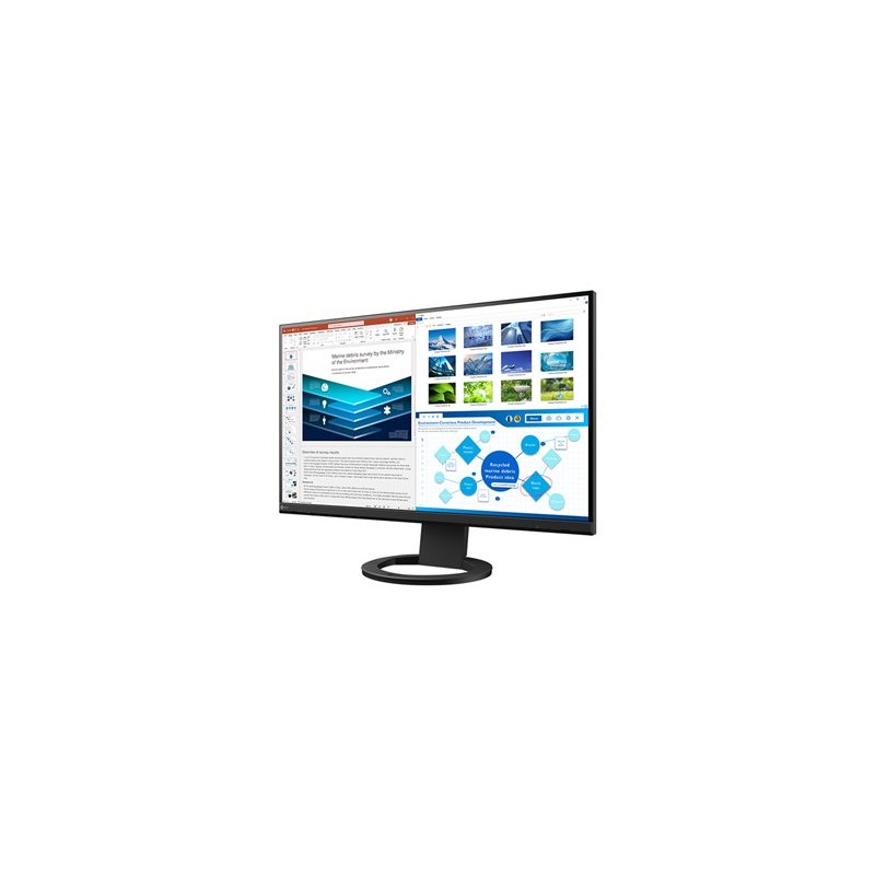 EIZO MT 27" EV2720S-BK FlexScan, IPS, 2560x1440, 350nit, 1500:1, 5ms, USB-C, DisplayPort, HDMI, USB, Repro, Černý