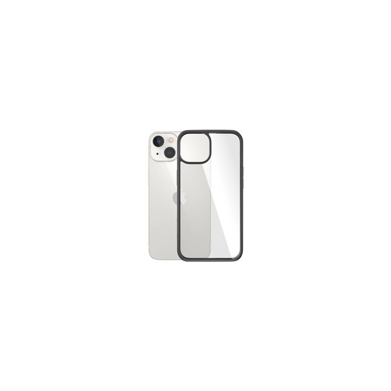 PanzerGlass HardCase - Black Edition - zadní kryt pro mobilní telefon - tvrzené sklo, 100% recyklovaný plast - cerná, pruhledná