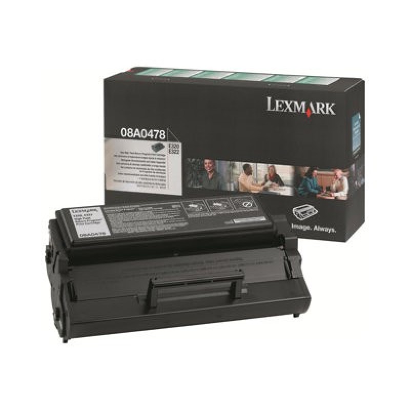 Lexmark - Vysoká výtěžnost - černá - originální - kazeta s barvivem LCCP, LRP - pro Lexmark E320, E322, E322n, E322tn