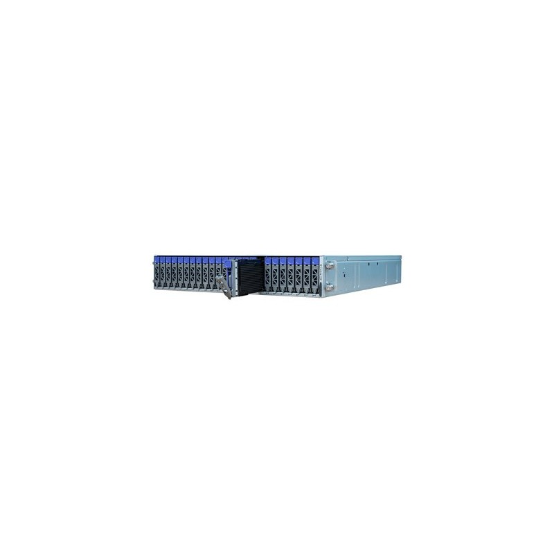 WD OpenFlex Data24-12 - 4000 Series - police - 24 zásuvky (PCIe (NVMe) / U.2) - SSD 15.36 TB x 12 - k upevnení na regál - 2U