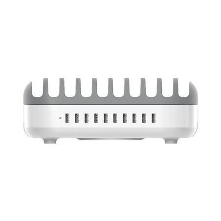 Compulocks 10 Ports USB Charging Dock Station With UK Plug - Dobíjecí stanice - 120 Watt - 2.4 A - 10 výstupní konektory (USB)