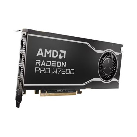 AMD Radeon Pro W7600 - Grafická karta - Radeon Pro W7600 - 8 GB GDDR6 - PCIe 4.0 x8 - 4 x DisplayPort