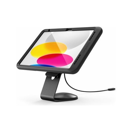 Compulocks iPad 10th-11th (A16) Gen PowerMove Core Counter Stand or Wall Mount Black - Montážní sada (stojan) - zorný úhel 45°