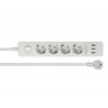 Delock Extension Socket - Napájecí pásek - AC 250 V - 4000 Watt - vstup: power CEE 7/7 - výstupní konektory: 4 (3 x USB typ A