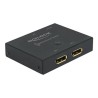 Delock DisplayPort 2 - 1 Switch bidirectional 8K 30 Hz - Spínač video/audio - 2 x DisplayPort - desktop
