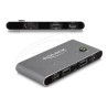 Delock - Prepínac KVM / USB - 8K 30 Hz, DisplayPort, with USB 2.0 - 2 x KVM / USB - 1 místní uživatel - desktop