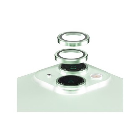 PanzerGlass Hoops - Chránic na objektiv pro mobilní telefon - zelená - pro Apple iPhone 15, 15 Plus