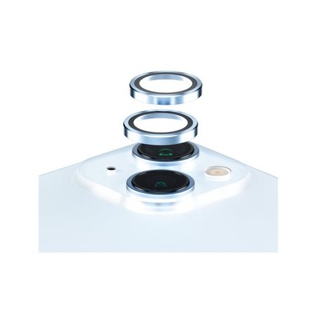 PanzerGlass Hoops - Chránic na objektiv pro mobilní telefon - modrá - pro Apple iPhone 15, 15 Plus