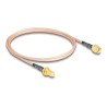 Delock - Kabel antény - SMA (F) do SMA (M) prepážka - 75 cm - 2.5 mm - koaxiál - RG-316 - pruhledná