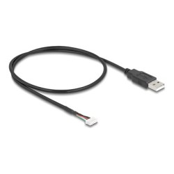 Delock - Adaptér z USB interní na externí - terminál s 5 piny do USB (M) - 60 cm - cerná