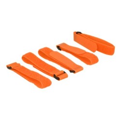 Delock - Háček se smyčkou - 30 cm - oranžová (balení 5)