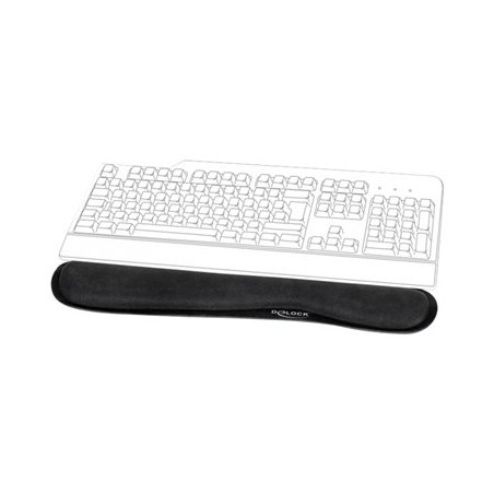 Delock for Keybord / Laptop - Retail - opěrka zápěstí - černá