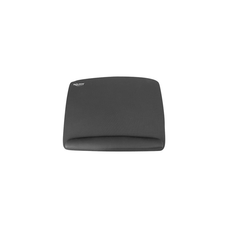 Delock Ergonomic - Podložka pro myš s polštářkem pro zápěstí - černá