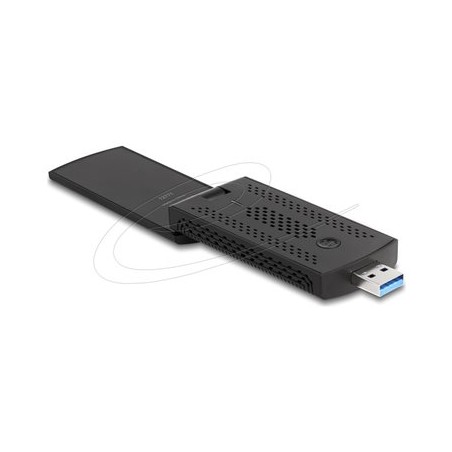 Delock - Sítový adaptér - USB-A - Wi-Fi 5, Wi-Fi 6, 2T2R - cerná