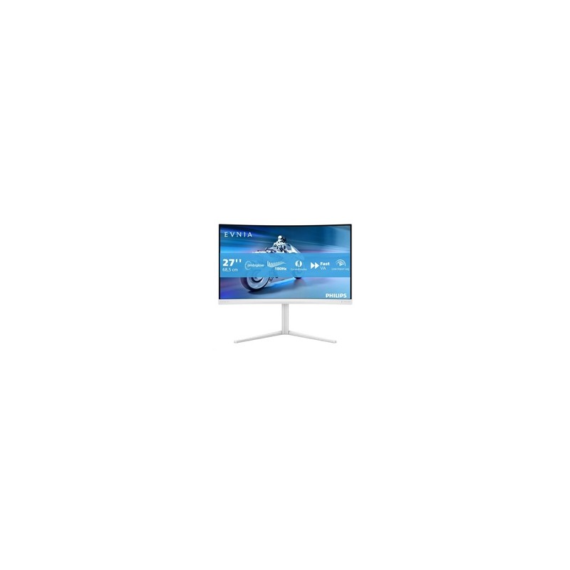Philips MT 27" 27M2C5201L - 1920x1080,Fast VA,180Hz,2xHDMI,1xDP,zakřivený,bílá