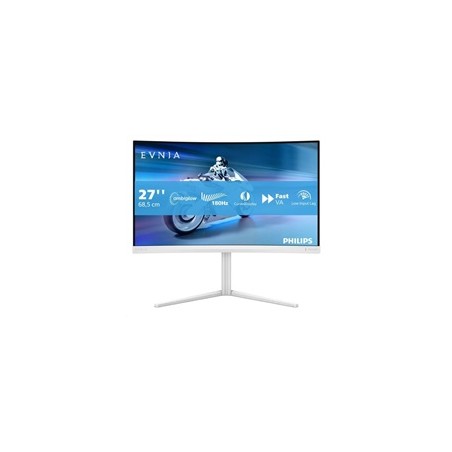 Philips MT 27" 27M2C5201L - 1920x1080,Fast VA,180Hz,2xHDMI,1xDP,zakřivený,bílá