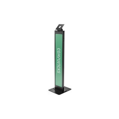 Compulocks BrandMe - Stojan - pro tabletový kryt - brandable - kov - černá - velikost obrazovky: až 24" - podlahové… 140BLK01UK