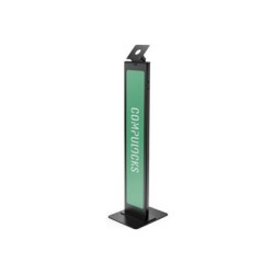 Compulocks BrandMe - Stojan - pro tabletový kryt - brandable - kov - černá - velikost obrazovky: až 24" - podlahové… 140BLK01EU
