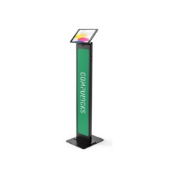 Compulocks Universal Tablet Magnetic Brandable Floor Stand - Stojan - pro tablet - brandable, magnetic - cerná - montážní