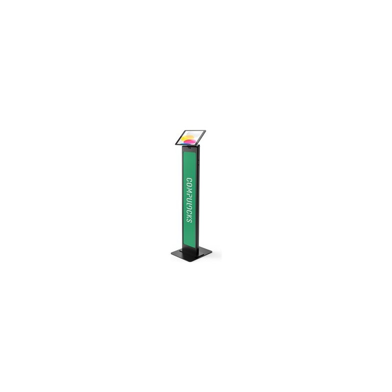 Compulocks Universal Tablet Magnetic Brandable Floor Stand - Stojan - pro tablet - brandable, magnetic - cerná - montážní