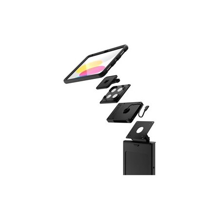 Compulocks Universal Tablet Magnetic Brandable Floor Stand Plus Hub - Montážní sada (stojan) - pro tablet - univerzální