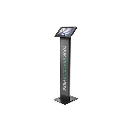 Compulocks iPad Air M2 & M3 11", Apex Enclosure Brandable Floor Stand - Black - Škříň - pro tablet - brandable - uzamykatelný