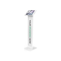 Compulocks iPad Air M2 & M3 11", Apex Enclosure Brandable Floor Stand - White - Montážní sada (kryt, stojan) - pro tablet