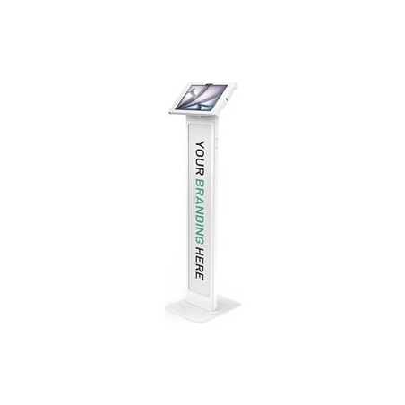 Compulocks iPad Air M2 & M3 11", Apex Enclosure Brandable Floor Stand - White - Montážní sada (kryt, stojan) - pro tablet