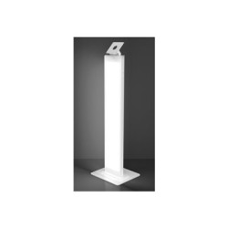 Compulocks - Stojan - pro tabletový kryt - brandable - kov - bílá - velikost obrazovky: až 24" - podlahové provedení - s