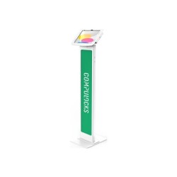 Compulocks iPad 10th-11th (A16) Gen Space Enclosure Brandable Floor Stand White - Montážní sada (stojan, kryt) - pro tablet