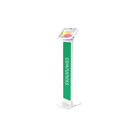 Compulocks iPad 10th-11th (A16) Gen Space Enclosure Brandable Floor Stand White - Montážní sada (stojan, kryt) - pro tablet
