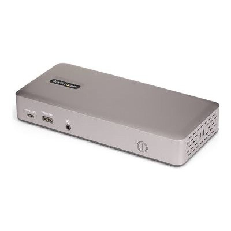 StarTech.com Triple-Monitor USB4 Docking Station, 4K 60Hz HDMI or DisplayPort, 100W Laptop Charging, 2.5GbE, USB-C