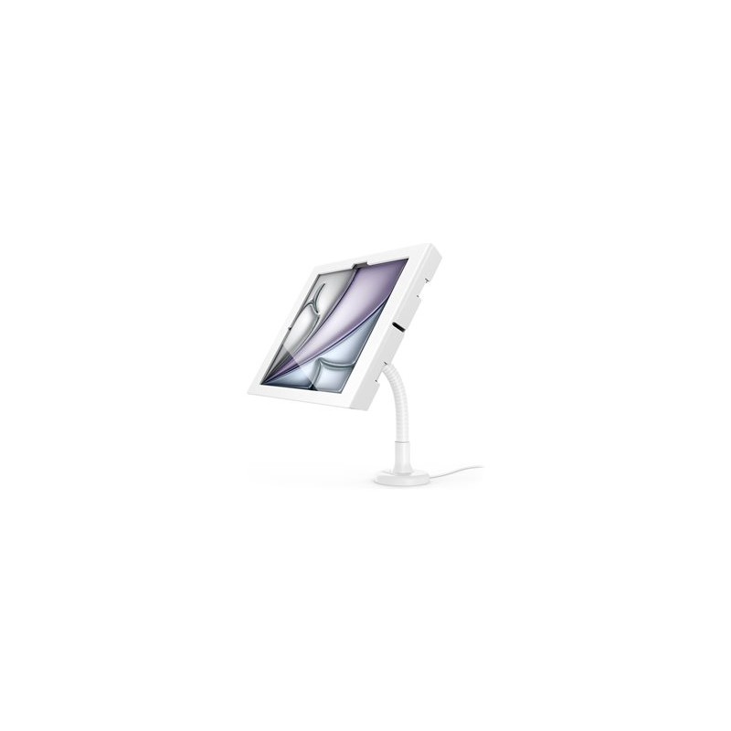 Compulocks - Montážní sada (úchyt flexibilního ramene) - pro tablet - kryt - uzamykatelný - kovový rám - bílá - velikost