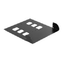 Delock - Bay adaptér pro datový sklad - 5,25"/2 x 2,5" - cerná - pro P/N: 47005, 47011