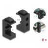 Delock - Držák pevného disku - kapacita: 2 x 3.5" HDD or 4 x 2.5" HDD/SSD - černá (balení 8)
