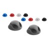 Delock Mini with 2 feed-throughs - Sada držáku kabelu - montáž na stůl, povrchová montáž, montáž na stěnu - šedá, černá, bílá