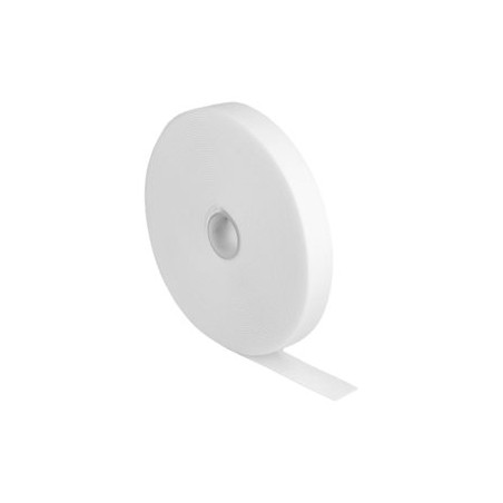 Delock - Upínání s háčkem a očkem - 20 mm x 10 m - bílá