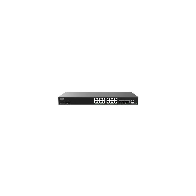 Grandstream GWN7812P L3 Managed Network PoE Switch 16 portů / 4 SFP+, VLAN, DHCP, Stacking