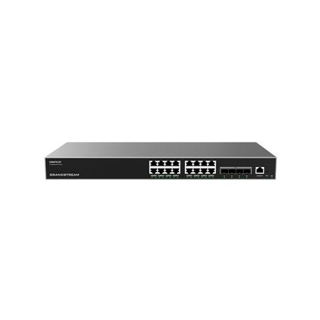 Grandstream GWN7812P L3 Managed Network PoE Switch 16 portů / 4 SFP+, VLAN, DHCP, Stacking