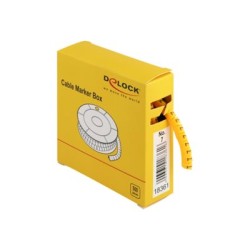 Delock Cable Marker Box, No. 7 - Wire / cable marker (preprinted) - žlutá (balení 500)