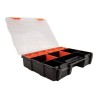 Delock - Box na nářadí - 21 oddílů - plast - černá, oranžová