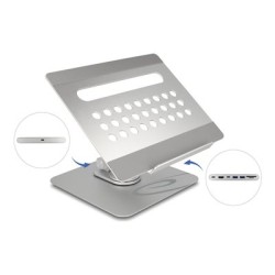 Delock - Dokovací stanice + stojan na notebook/tablet - USB-C / Thunderbolt 3 / Thunderbolt 4 - HDMI