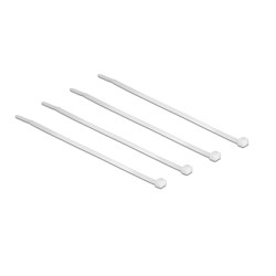 Delock - Kabelová stahovací páska - 10 cm - průhledná (balení 100)
