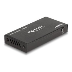 Delock - Spínac video/audio - 4K, 60Hz, with downscaling - 2 x HDMI - desktop