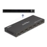 Delock - Spínac video/audio - 1 x HDMI output, 8K 60 Hz - 5 x HDMI - desktop