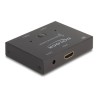 Delock - Video/audio rozdelovac/prepínac - 2-1, obousmerný, 8K 60 Hz x HDMI - desktop