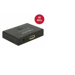 Delock Displayport 2 - 1 Switch bidirectional 4K 60 Hz - Přepínání videa - 2 x DisplayPort - desktop