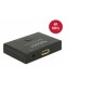 Delock Displayport 2 - 1 Switch bidirectional 4K 60 Hz - Přepínání videa - 2 x DisplayPort - desktop