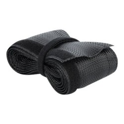 Delock Braided Sleeving with Hook-and-Loop Fastener - Braided expandable sleeving - 2 m - černá