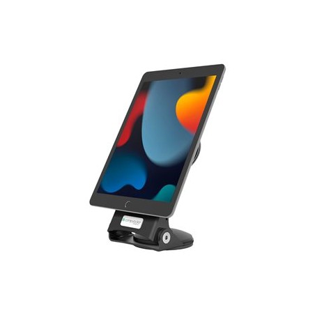 Compulocks Universal Tablet Grip and Security Stand - Stojan - pro tablet - uzamykatelný - černá - na stůl